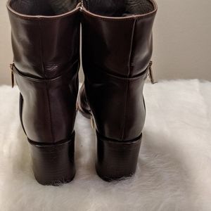 Capezzani dark brown leather boots